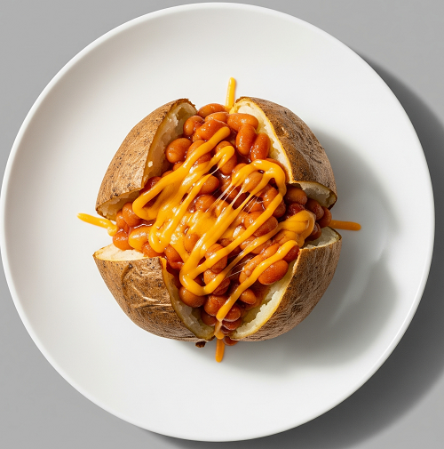 Jacket Potato With Baked Beans 
