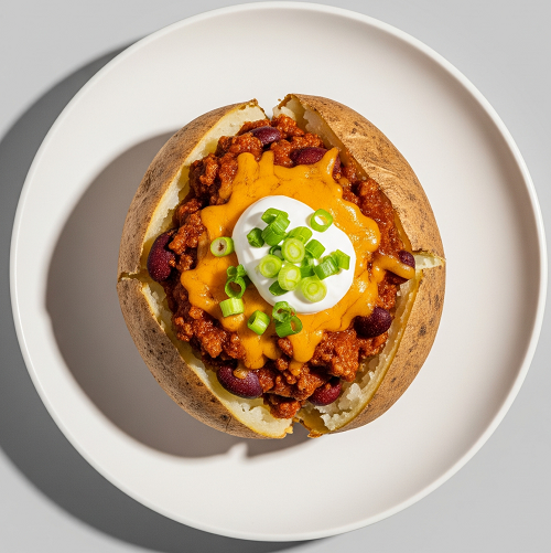 Jacket Potato With Chilli Con Carne 