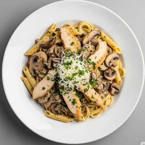 Chicken & Mushroom Pasta 